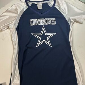 Cowboys Kids' Navy and White Sports Shirt